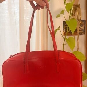 Guess Bold Red Shoulder Bag